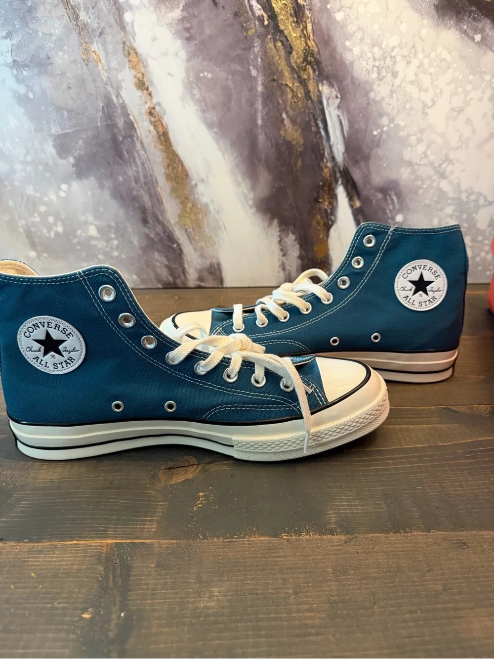 Converse Chuck 70 High A05589C Teal Universe Egret Black Men’s